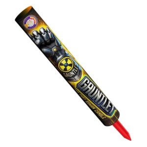 Gauntlet 288-shot Roman candle firework shooting bright, colorful sparks in a medium-noise display perfect for celebrations.