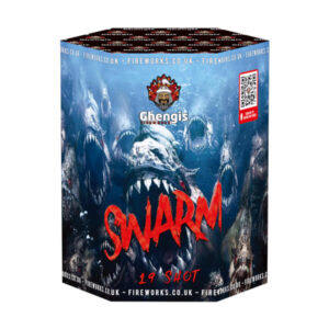 Swarm is one of our 19 shot cake from our single ignition fireworks range, ideal for birthday and Halloween its available to buy online from our firework shop
